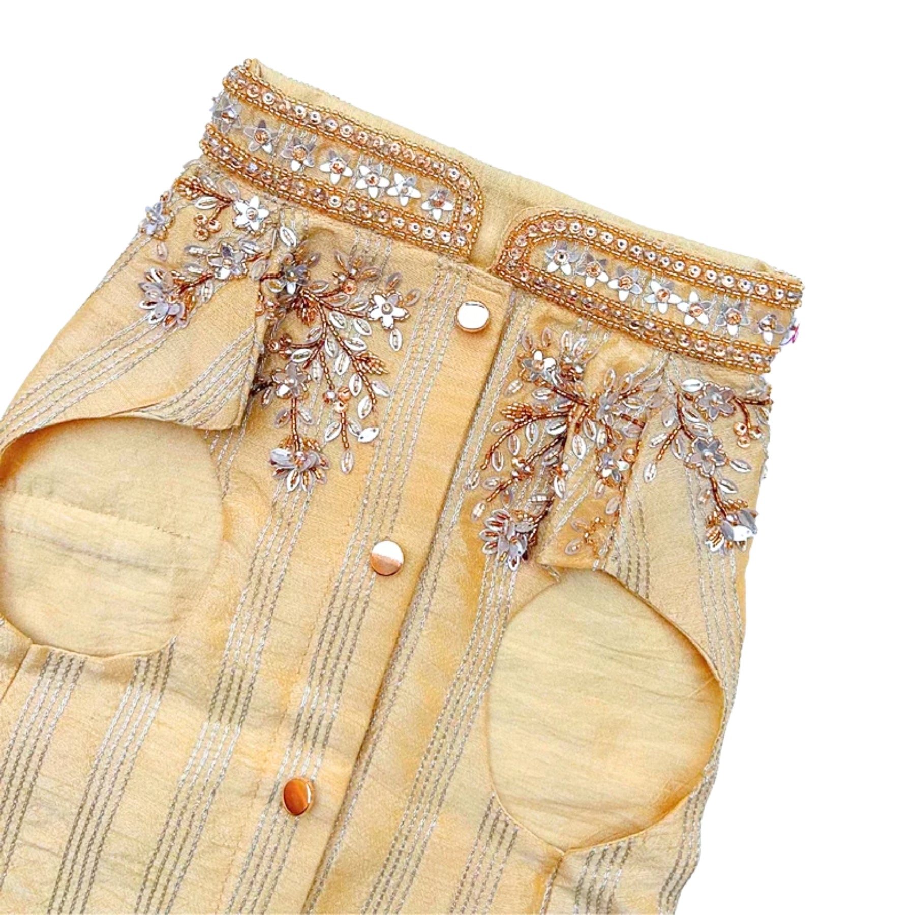 GOLDEN HOUR HAND EMBROIDERED SHERWANI FOR DOGS AND CATS