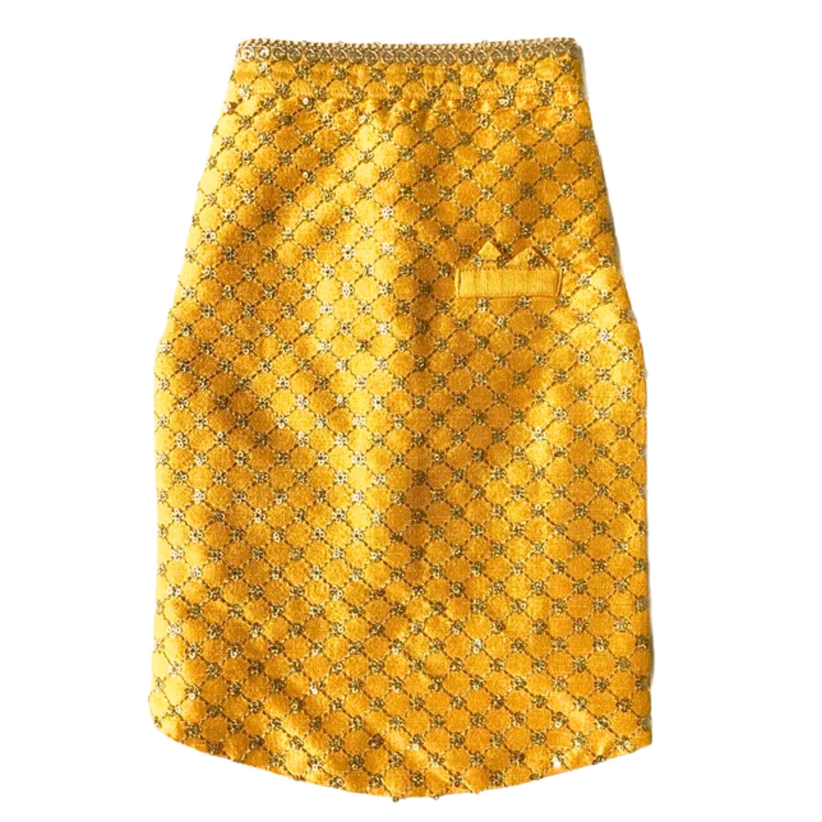 YELLOW GOLD DOG SHERWANI