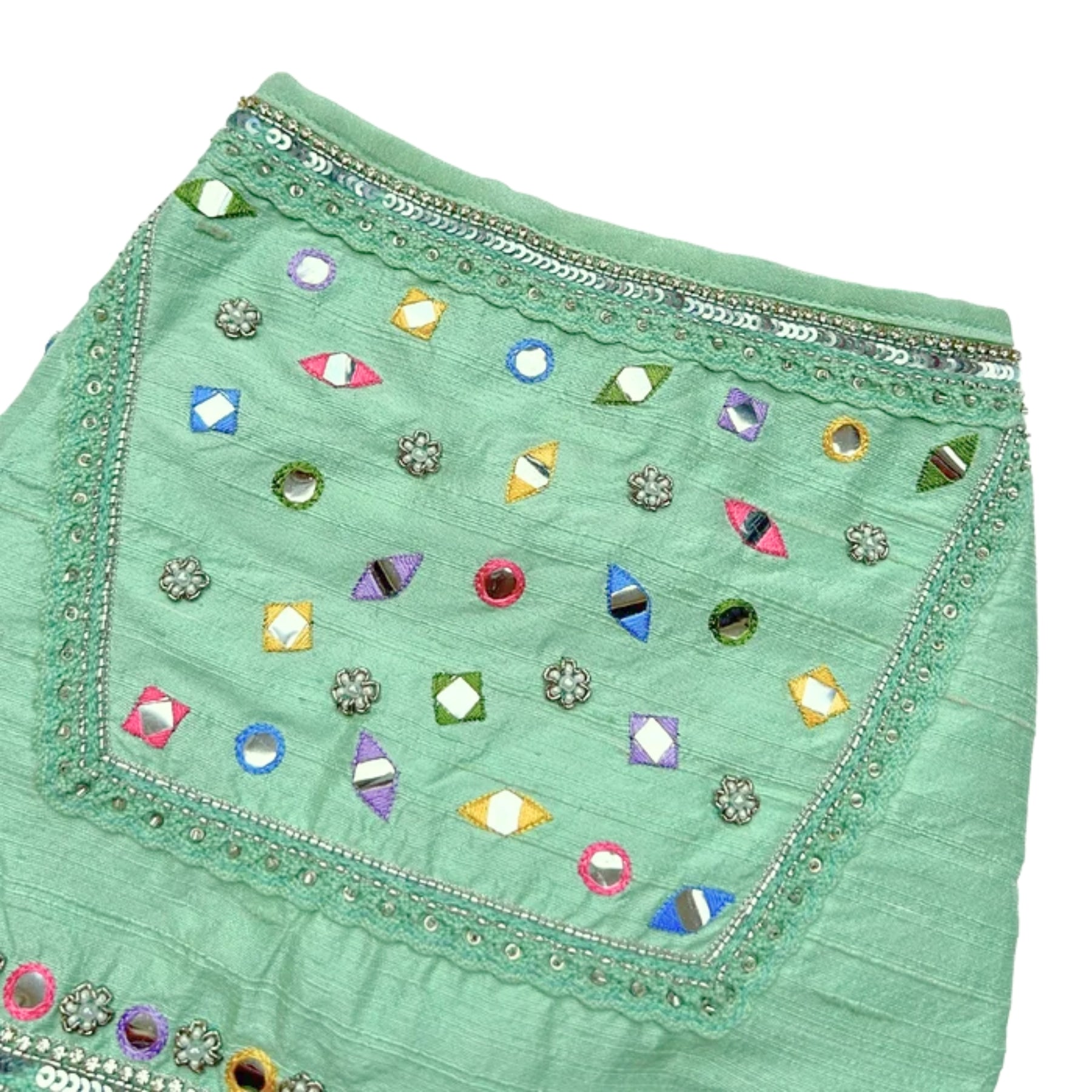 POWDER GREEN COLOUR FLAKE ANARKALI FOR DOGS AND CATS