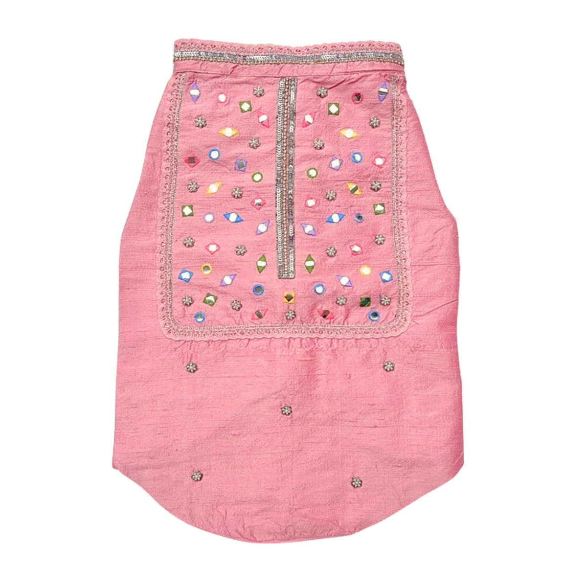 POWDER PINK COLOUR FLAKE WAISTCOAT FOR DOGS AND CATS