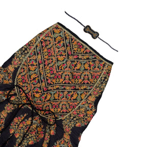 SABHYA BLACK ANARKALI  + NAVY BLUE BONE RAKHI FOR DOGS AND CATS