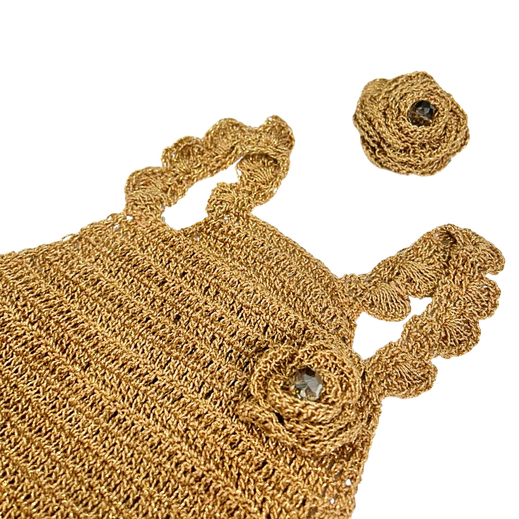AURE GOLD CROCHET LEHENGA FOR DOGS AND CATS