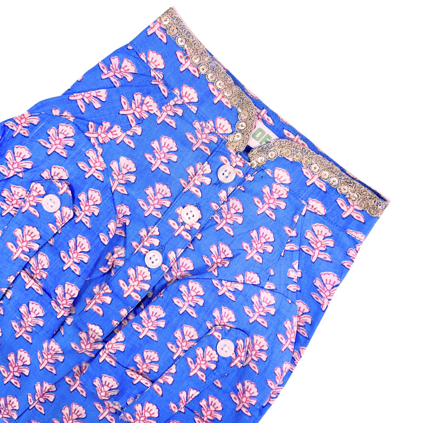 BLUE PET COTTON  KURTA FOR DOGS AND CATS