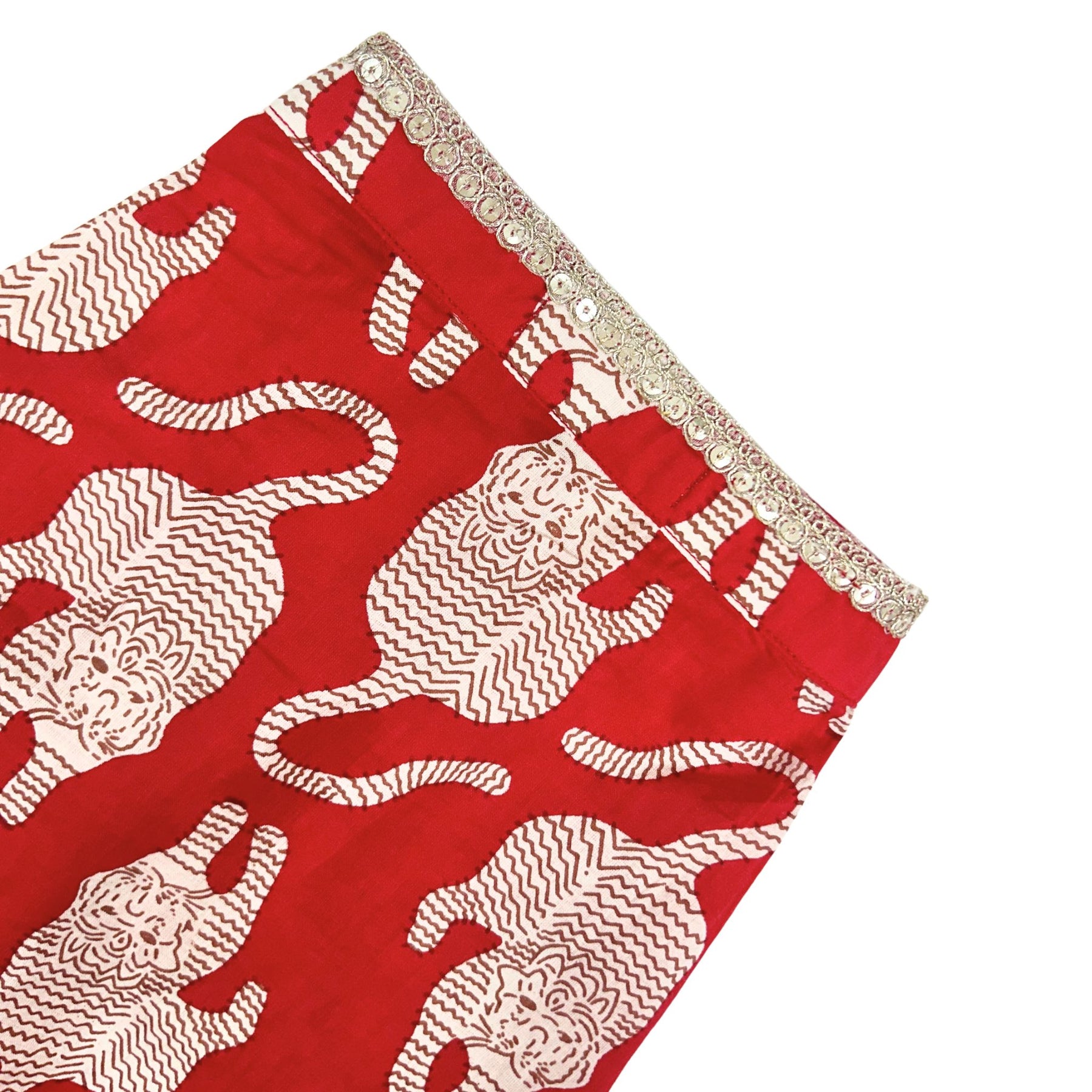 TIGER PRINT COTTON KURTA FOR DOGS AND CATS