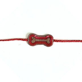 TIGER PRINT COTTON  KURTA + RED BONE RAKHI FOR DOGS AND CATS