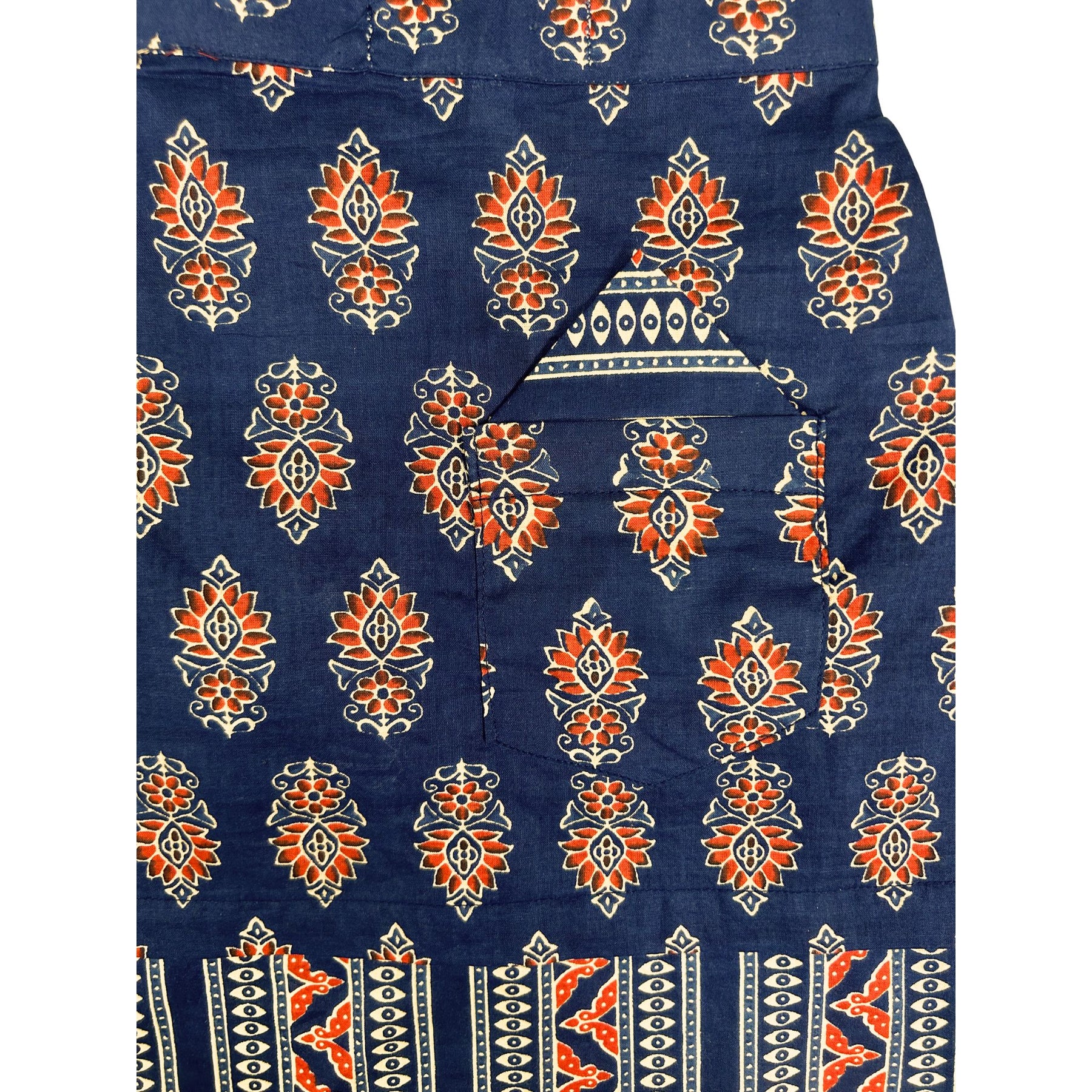 NEEL AJRAKH COTTON  KURTA FOR DOGS AND CATS