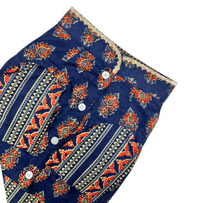 NEEL AJRAKH COTTON  KURTA FOR DOGS AND CATS