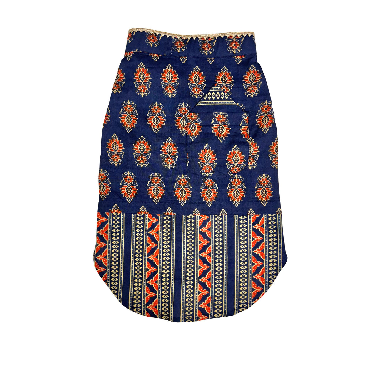 NEEL AJRAKH COTTON  KURTA FOR DOGS AND CATS