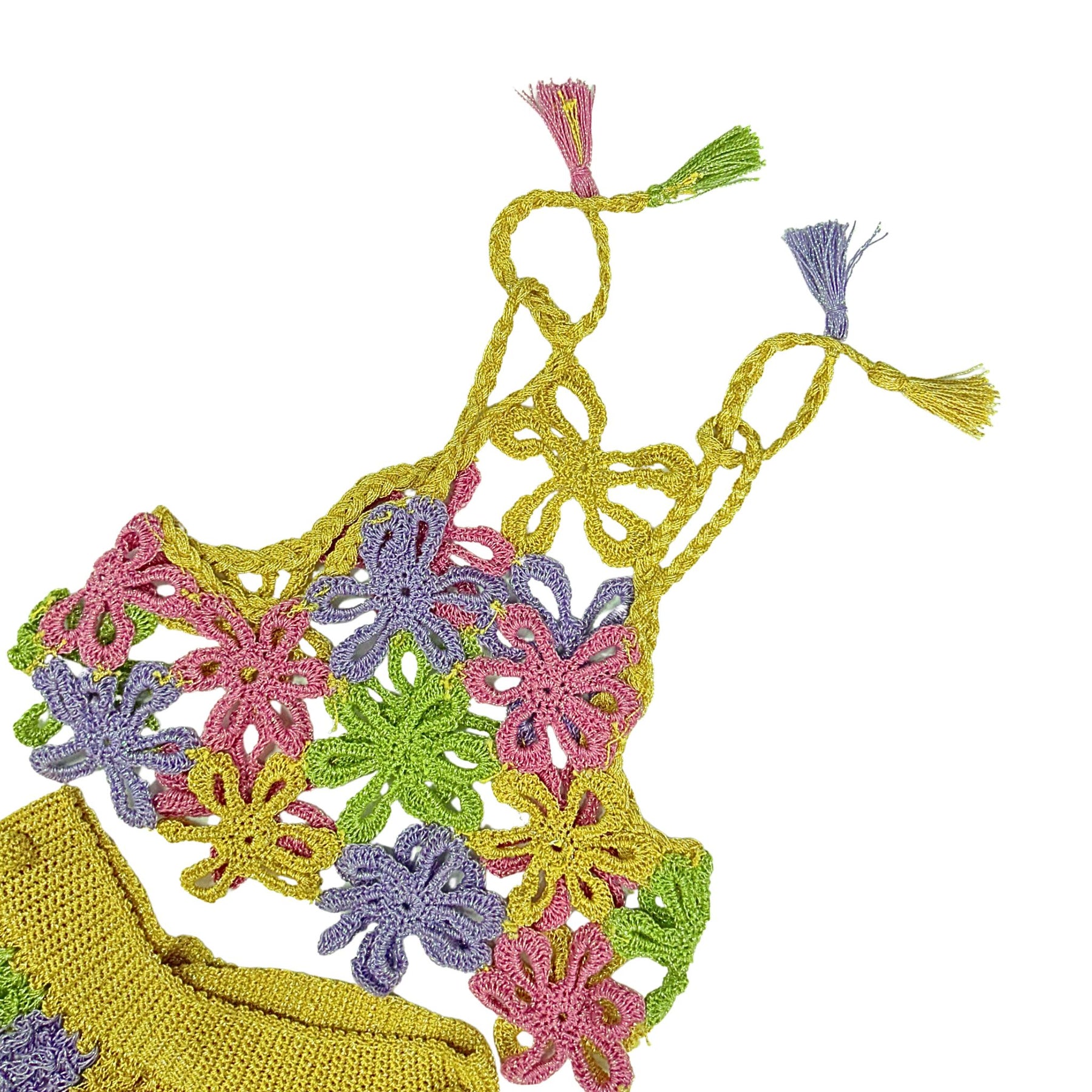 FLORA FIESTA CROCHET LEHENGA FOR DOGS AND CATS