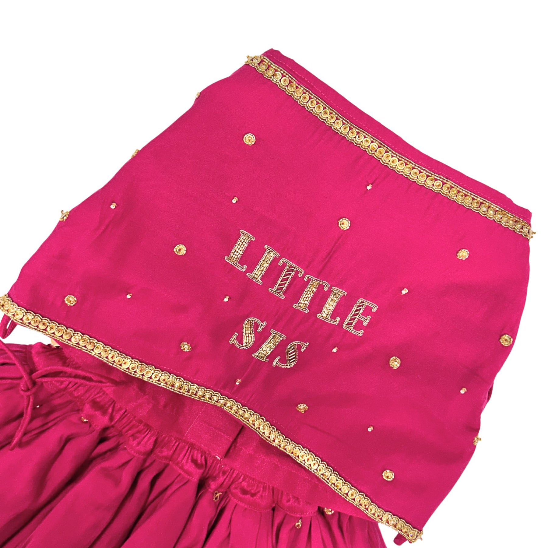 LITTLE SIS ROYAL HAND EMBROIDERED LEHENGA FOR DOGS AND CATS