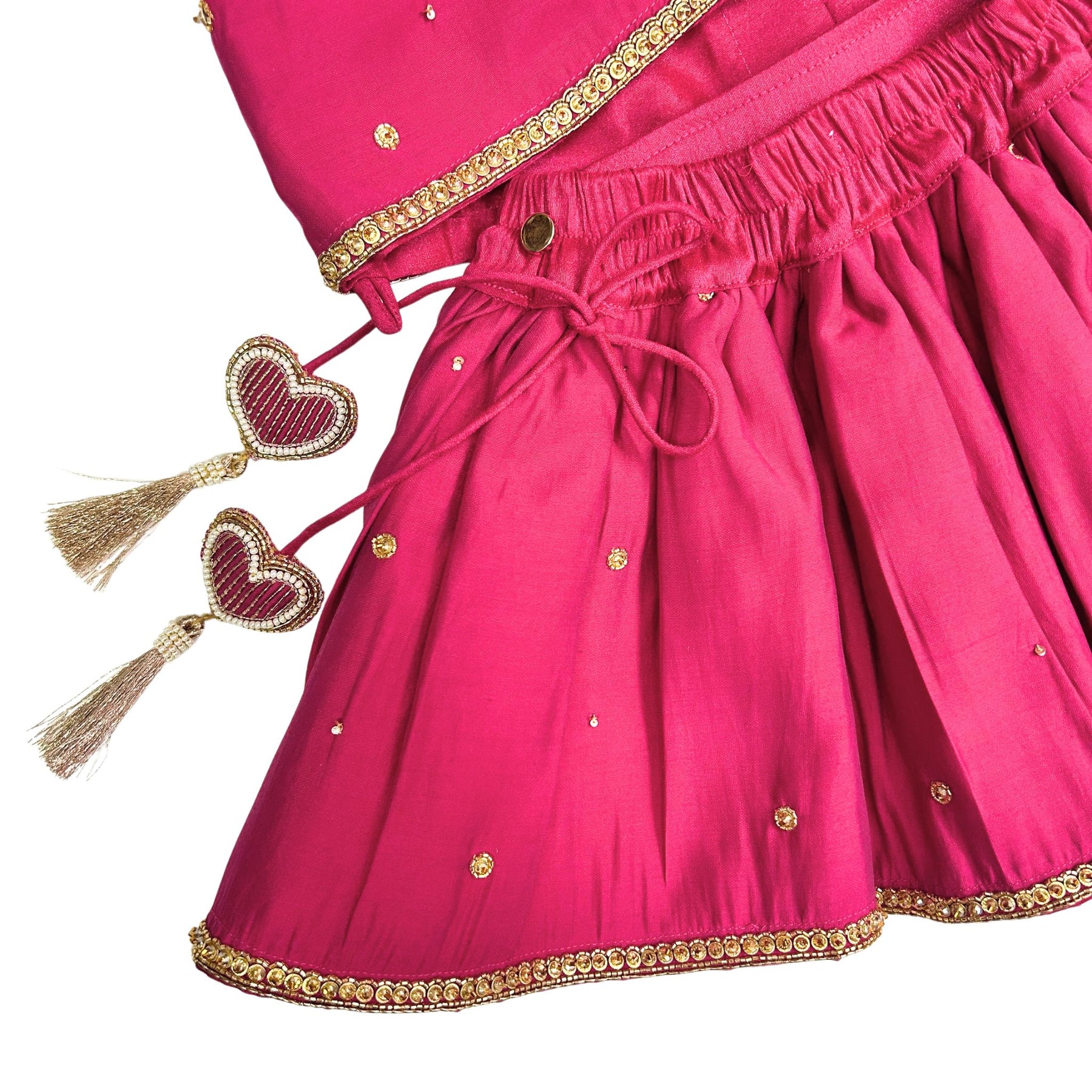 LITTLE SIS ROYAL HAND EMBROIDERED LEHENGA FOR DOGS AND CATS