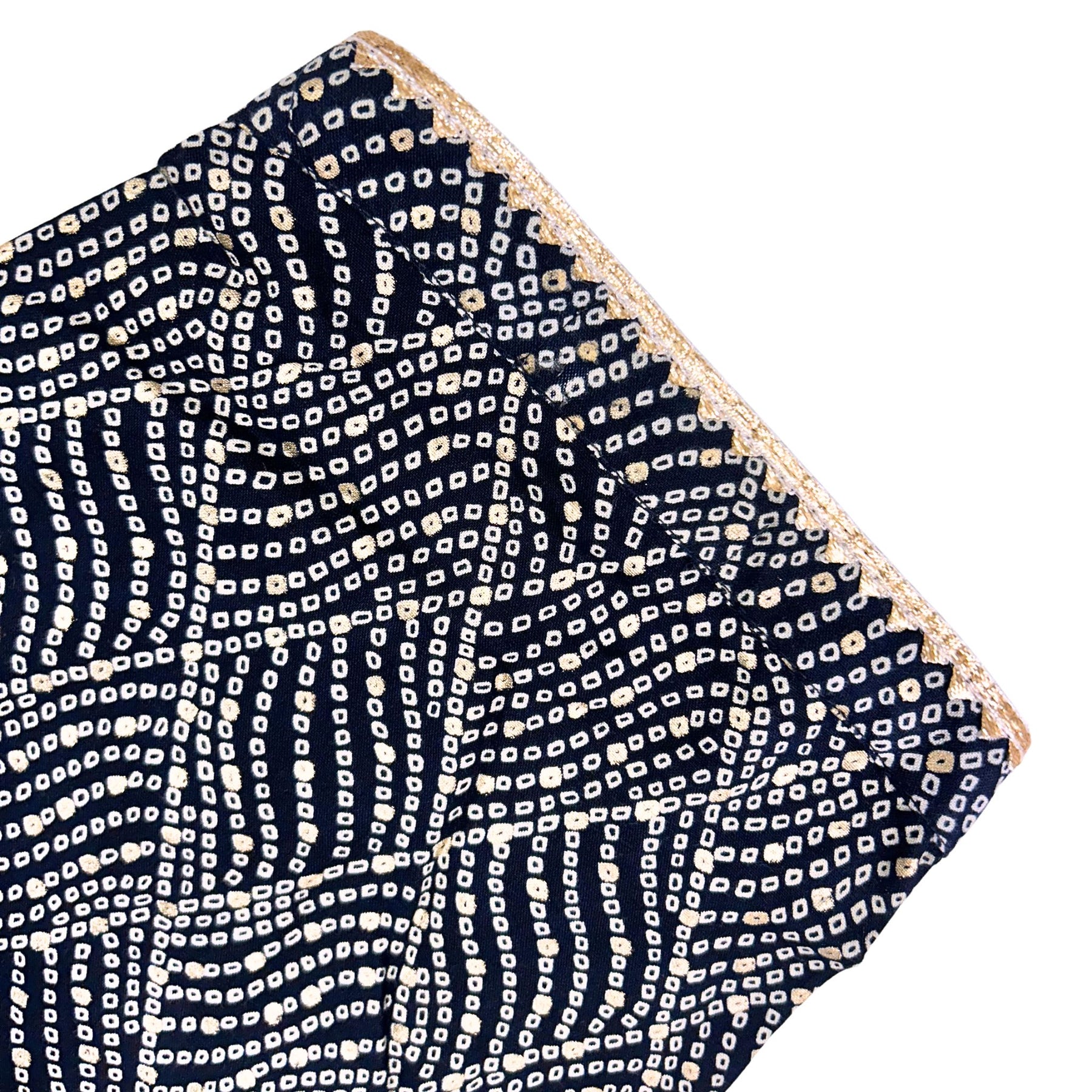 BLUE BANDHANI COTTON KURTA FOR DOGS AND CATS