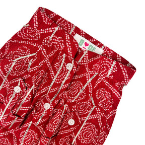 RAJWADI BANDHANI COTTON KURTA FOR DOGS AND CATS