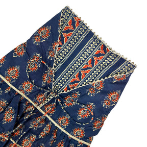 NEEL AJRAKH DOG ANARKALI FOR DOGS AND CATS
