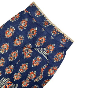 NEEL AJRAKH COTTON  KURTA FOR DOGS AND CATS