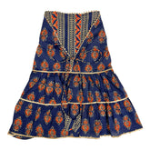 NEEL AJRAKH COTTON ANARKALI FOR DOGS AND CATS