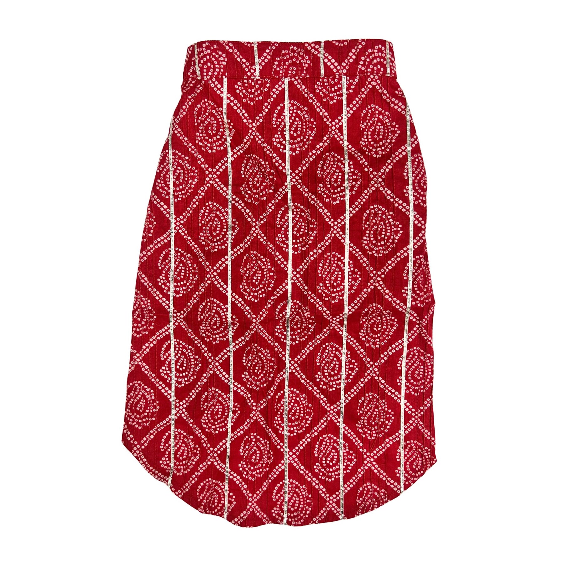 RAJWADI BANDHANI COTTON KURTA FOR DOGS AND CATS