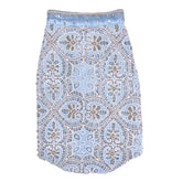 ICE BLUE ALENCON LACE HAND EMBROIDERED SHERWANI FOR DOGS AND CATS