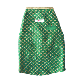 EMERALD GREEN GOLD DOG SHERWANI + GREEN HEART RAKHI FOR DOGS AND CATS