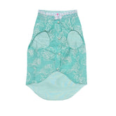 AQUA GREEN OFF-WHITE EMBROIDERY SHERWANI FOR DOGS AND CATS