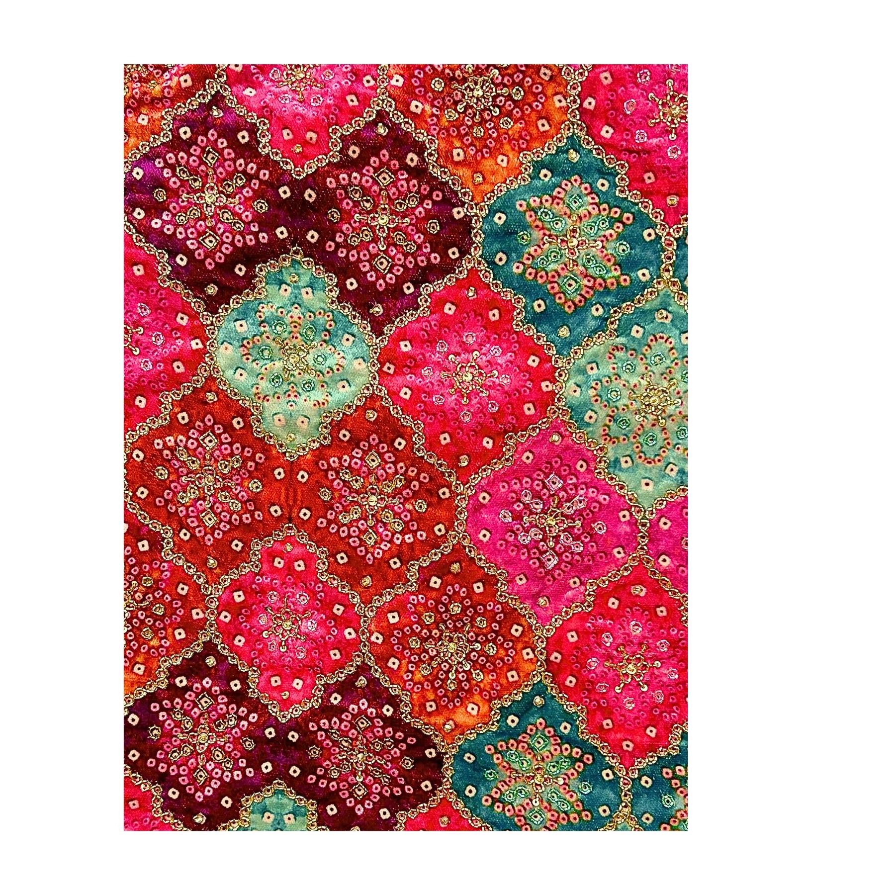 RANGREZ RANI VELVET HAND EMBROIDERED LEHENGA FOR DOGS AND CATS