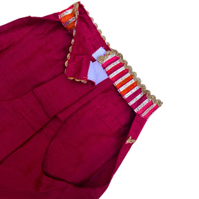 KHANAK CRIMSON RED LEHENGA FOR DOGS AND CATS