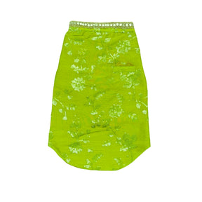 LIGHT GREEN SEQUINS SHERWANI+GREEN FETCH BALL RAKHI FOR DOGS AND CATS