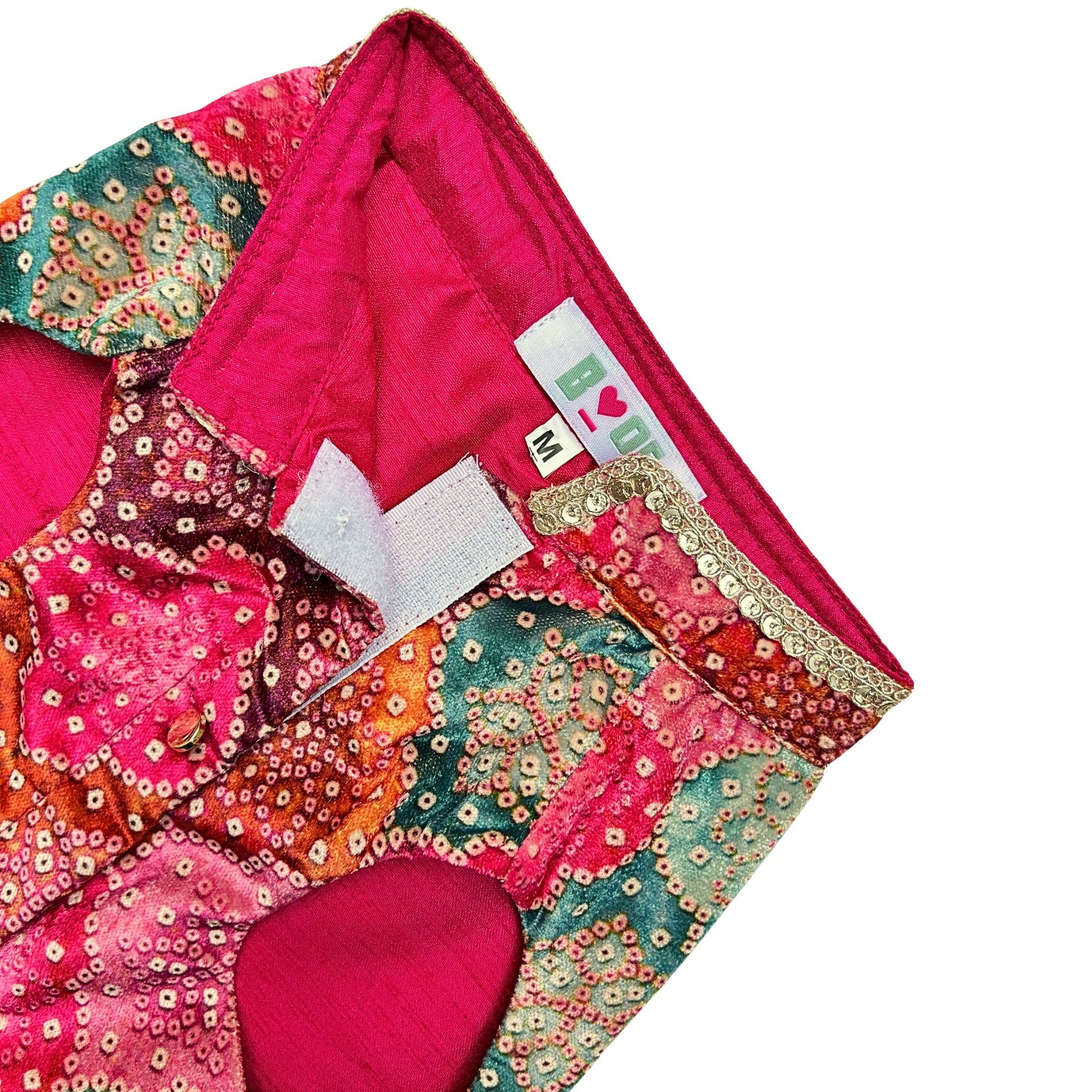 RANGREZ RANI VELVET SHERWANI FOR DOGS AND CATS