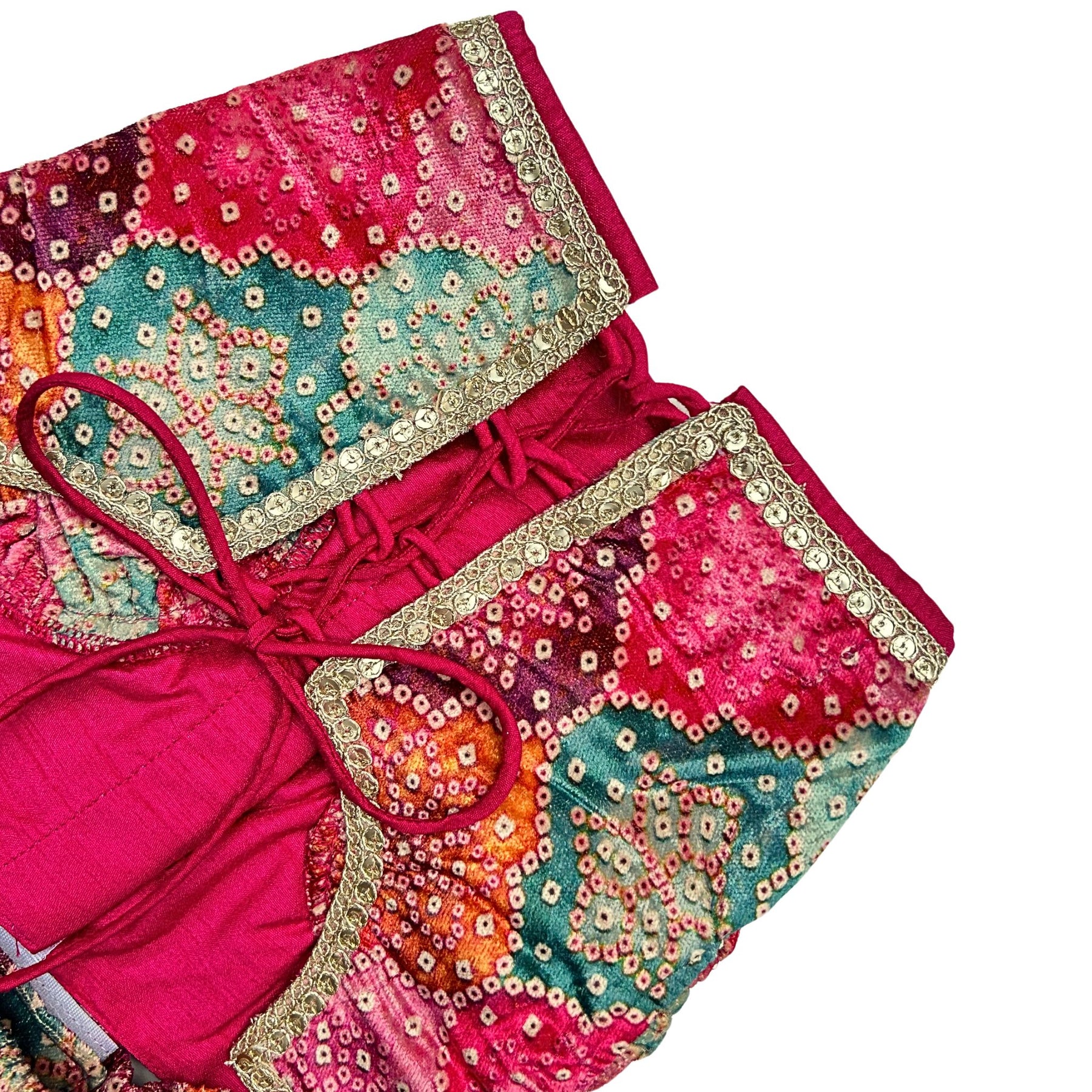 RANGREZ RANI VELVET LEHENGA FOR DOGS AND CATS