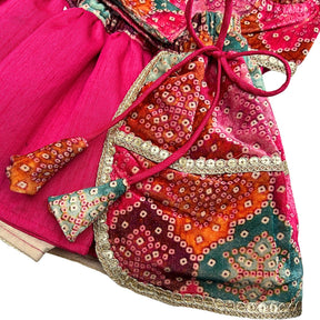 RANGREZ RANI VELVET LEHENGA FOR DOGS AND CATS