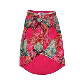 RANGREZ RANI VELVET SHERWANI FOR DOGS AND CATS
