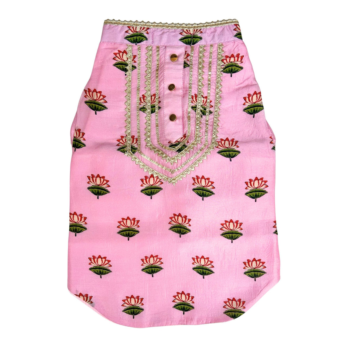 RAJKAMAL PINK KURTA FOR DOGS AND CATS