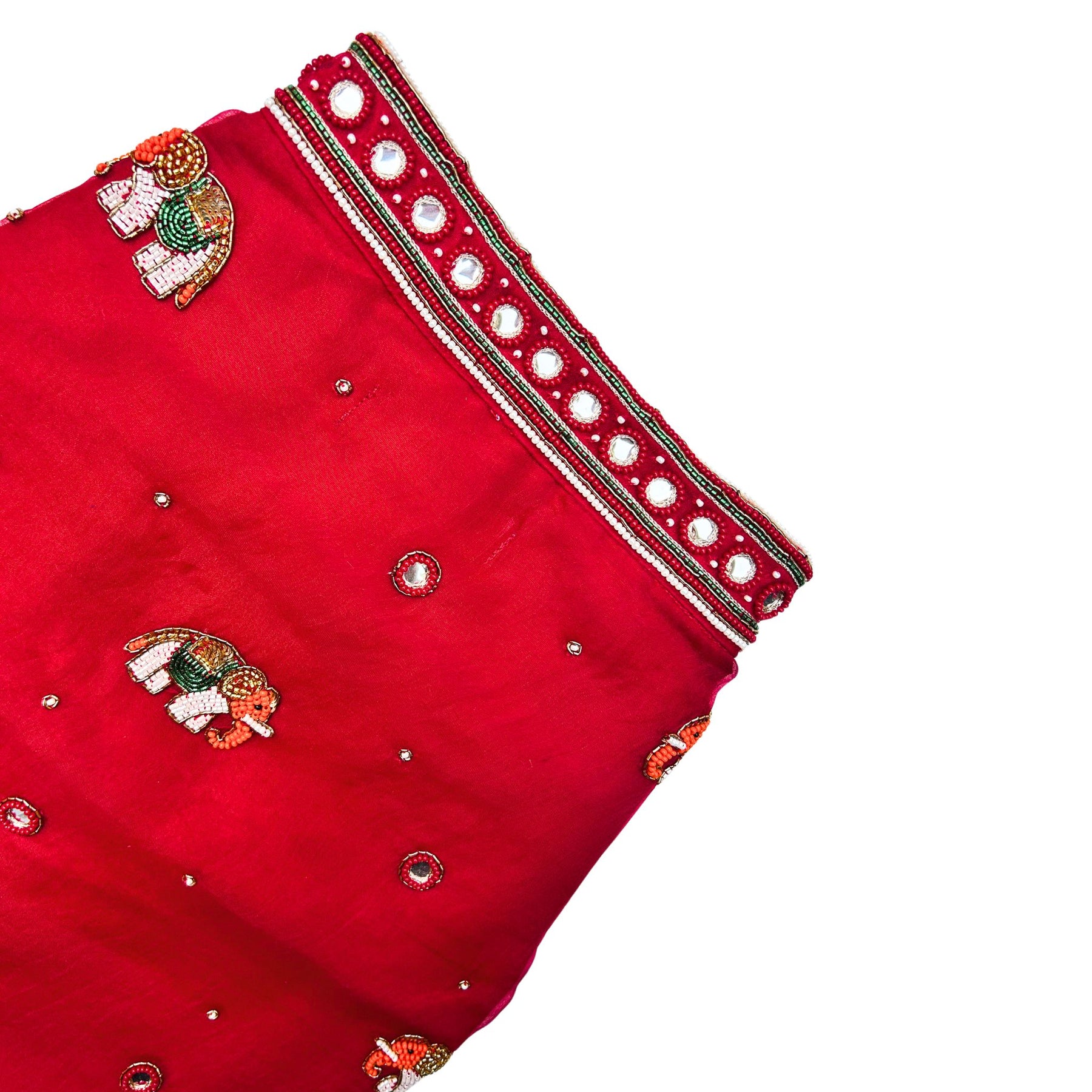 GAJRAJ CRIMSON HAND EMBROIDERD SHERWANI FOR DOGS AND CATS