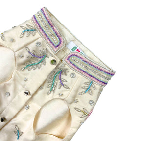 COLOURFUL BLOOM APPLIQUE HAND EMBROIDERED SHERWANI FOR DOGS AND CATS