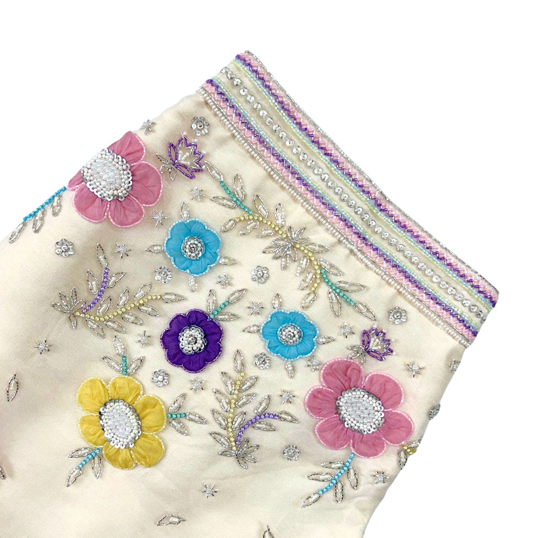 COLOURFUL BLOOM APPLIQUE HAND EMBROIDERED SHERWANI FOR DOGS AND CATS