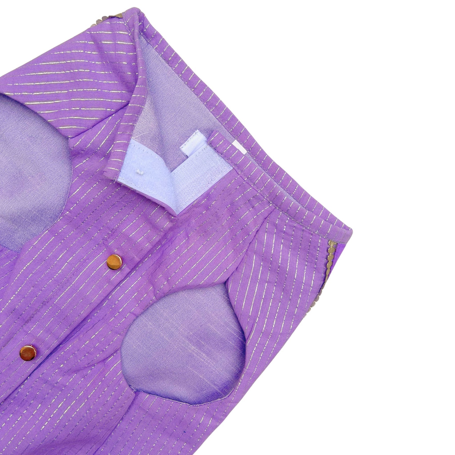 LAVENDER STRIPE SHERWANI FOR DOGS AND CATS
