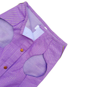 LAVENDER STRIPE SHERWANI FOR DOGS AND CATS