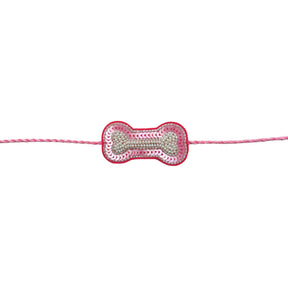 LIGHT PINK PEARL RAKHI FOR DOGS AND CATS