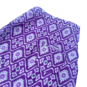 ROYAL PURPLE WAISTCOAT DOG KURTA