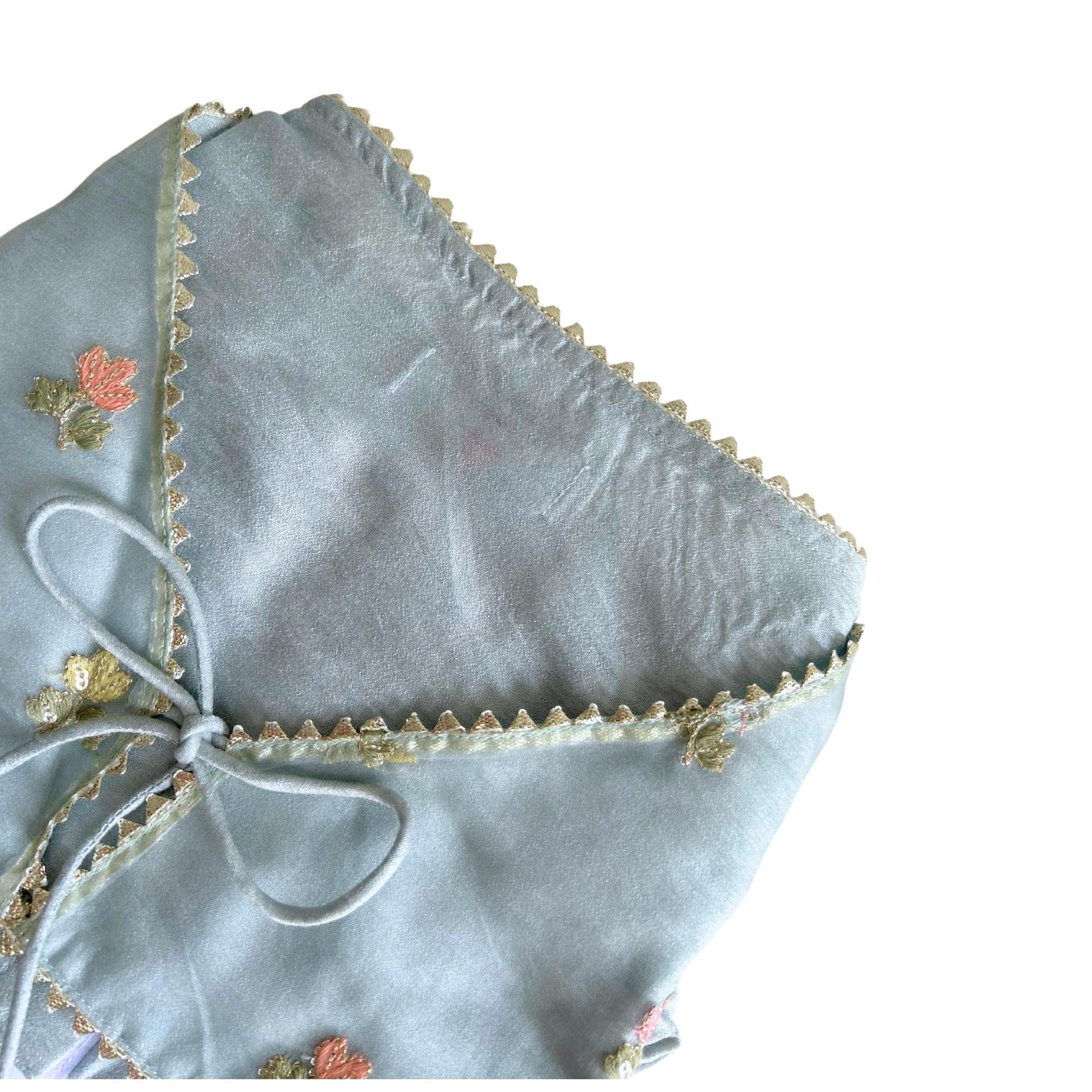 DAINTY FLORAL LIGHT BLUE DOG LEHENGA