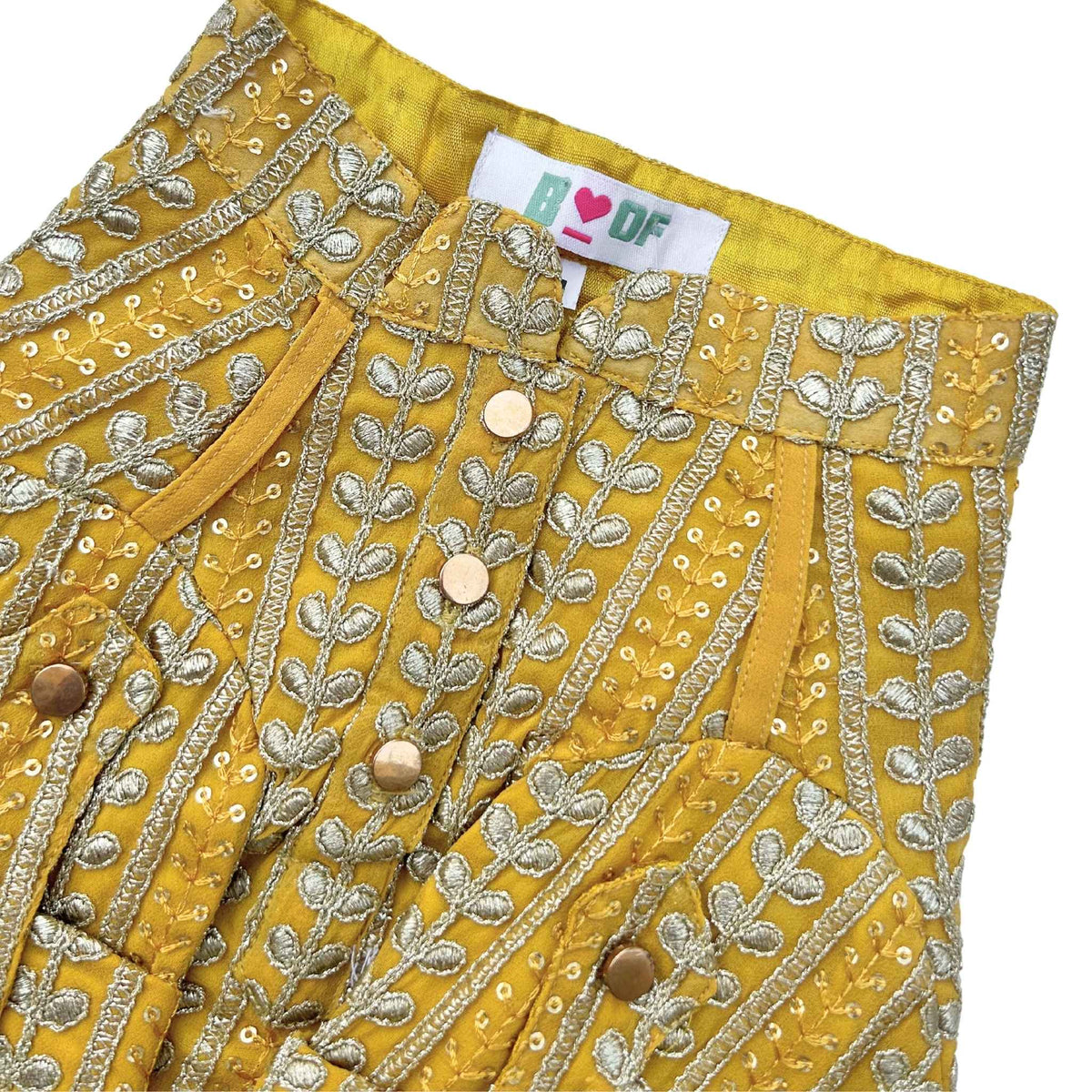 YELLOW LEAF DOG KURTA