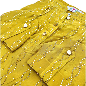 SUN GLOW MUKAISH WORK DOG KURTA