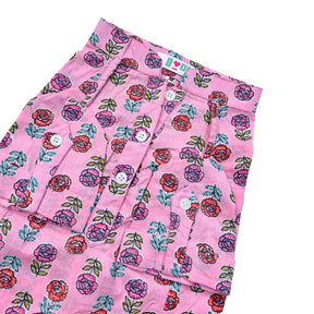 PINK GULAB COTTON KURTA FOR DOGS AND CATS