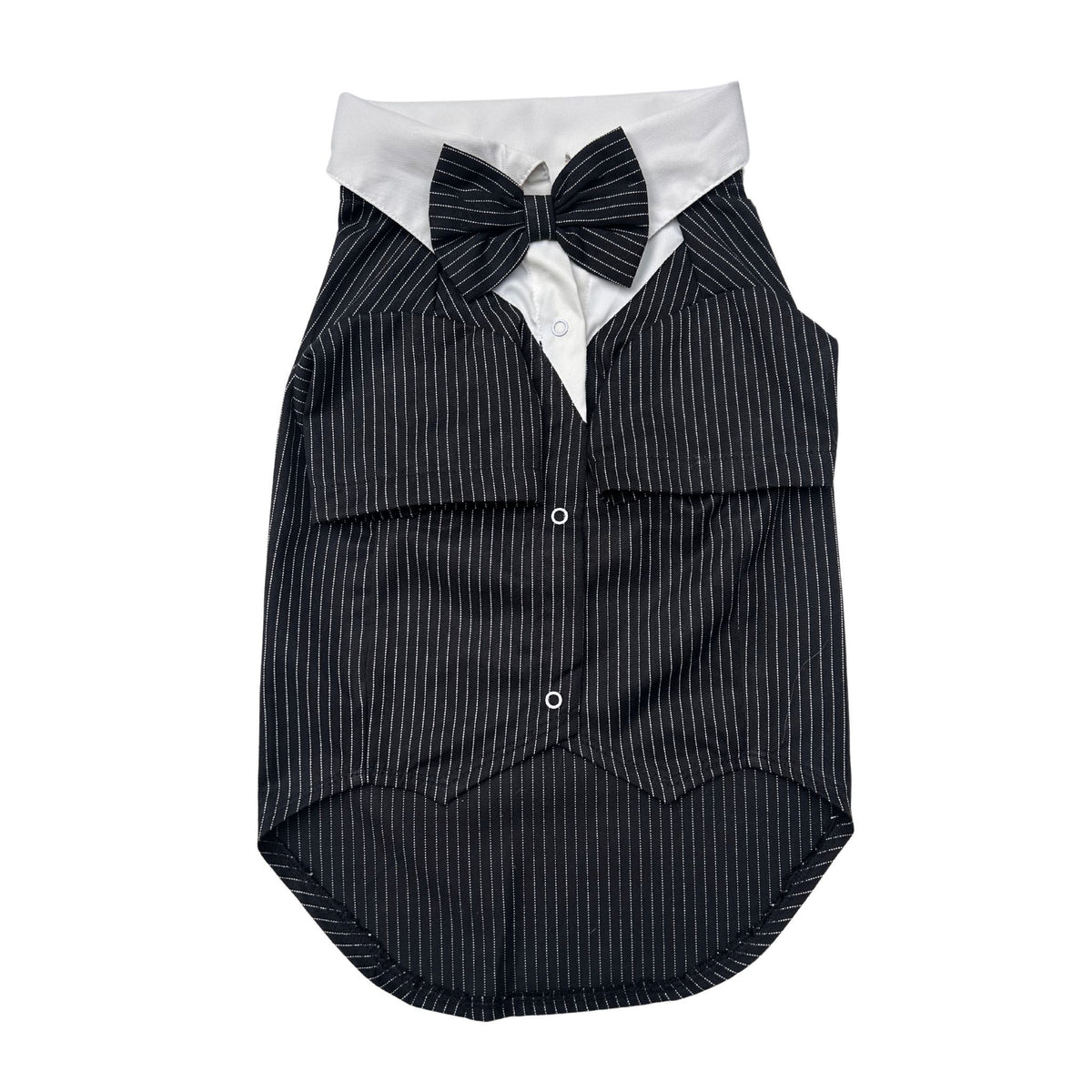 BLACK STRIPES DOG TUXEDO