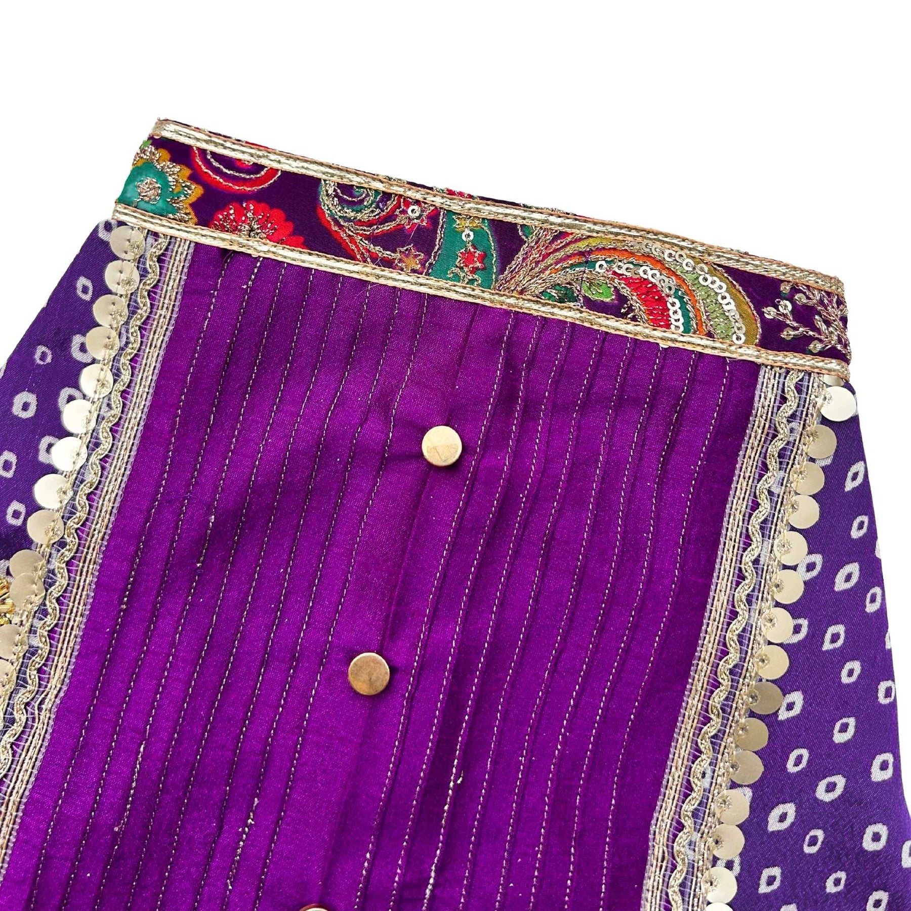 PURPLE BANDHANI SHERWANI FOR DOGS AND CATS