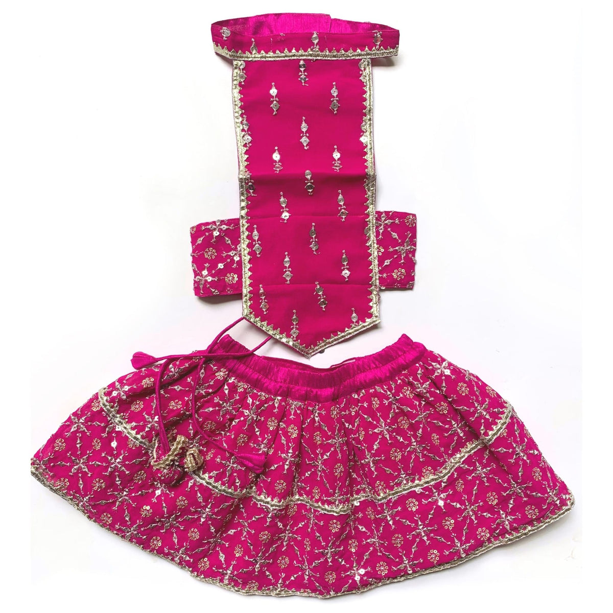 FESTIVE PINK DOG LEHENGA