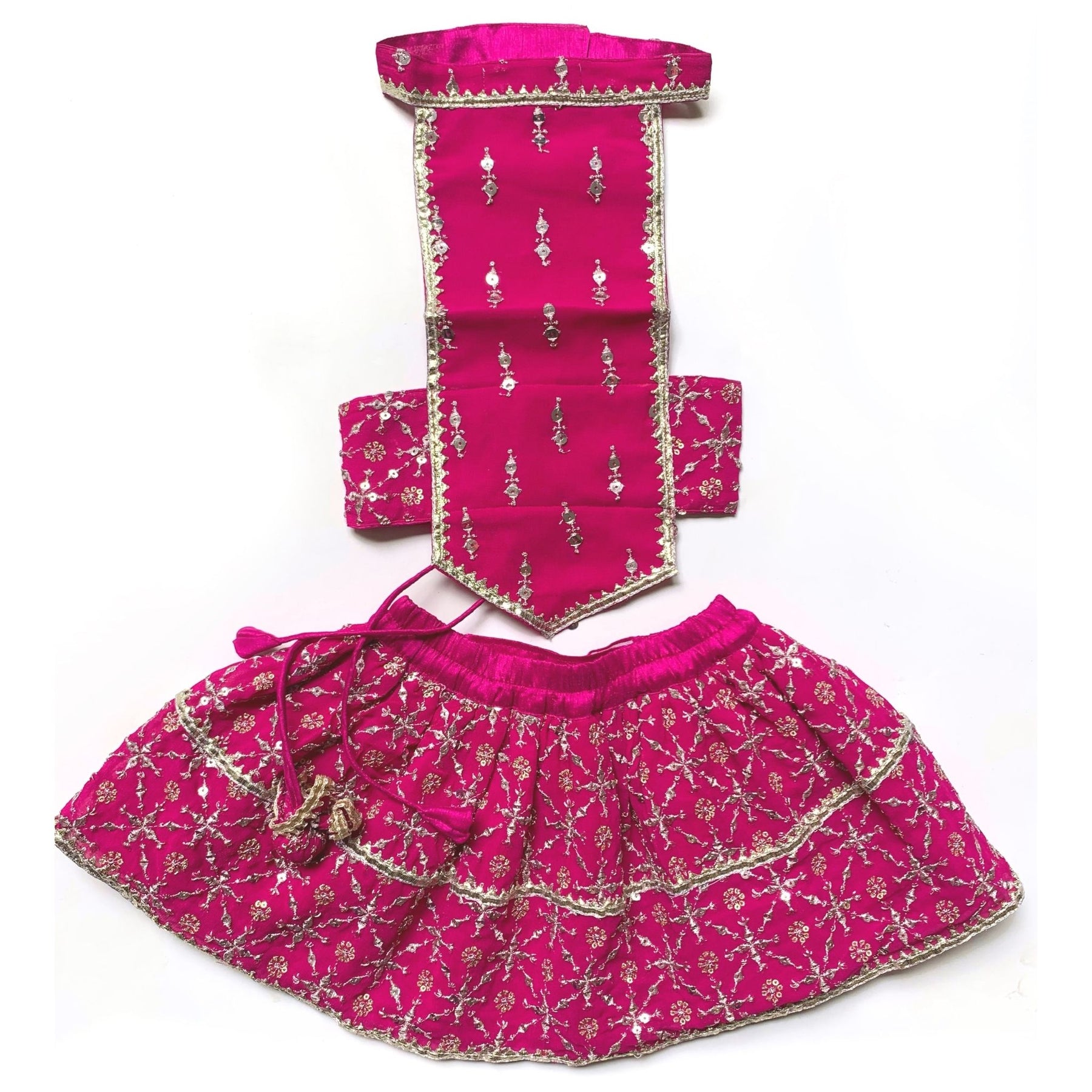 FESTIVE PINK DOG LEHENGA