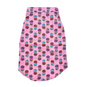 PINK GULAB COTTON KURTA FOR DOGS AND CATS