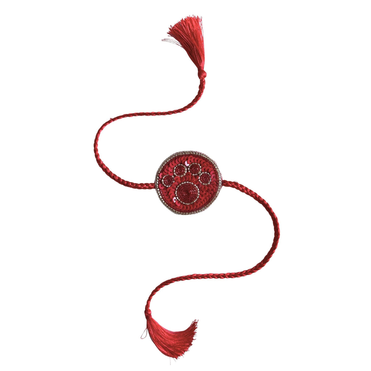 RED PAW RAKHI FOR DOGS AND CATS
