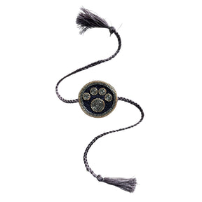 NAVY BLUE PAW RAKHI FOR DOGS AND CATS